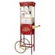 Great Northern Popcorn 8-oz. Red Antique Popcorn Machine Cart - 8 oz - Red