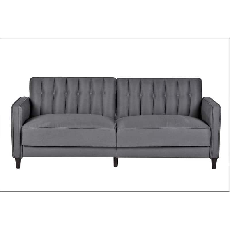 Grattan Luxury Velvet Upholstered Sofa Bed - Dark Gray