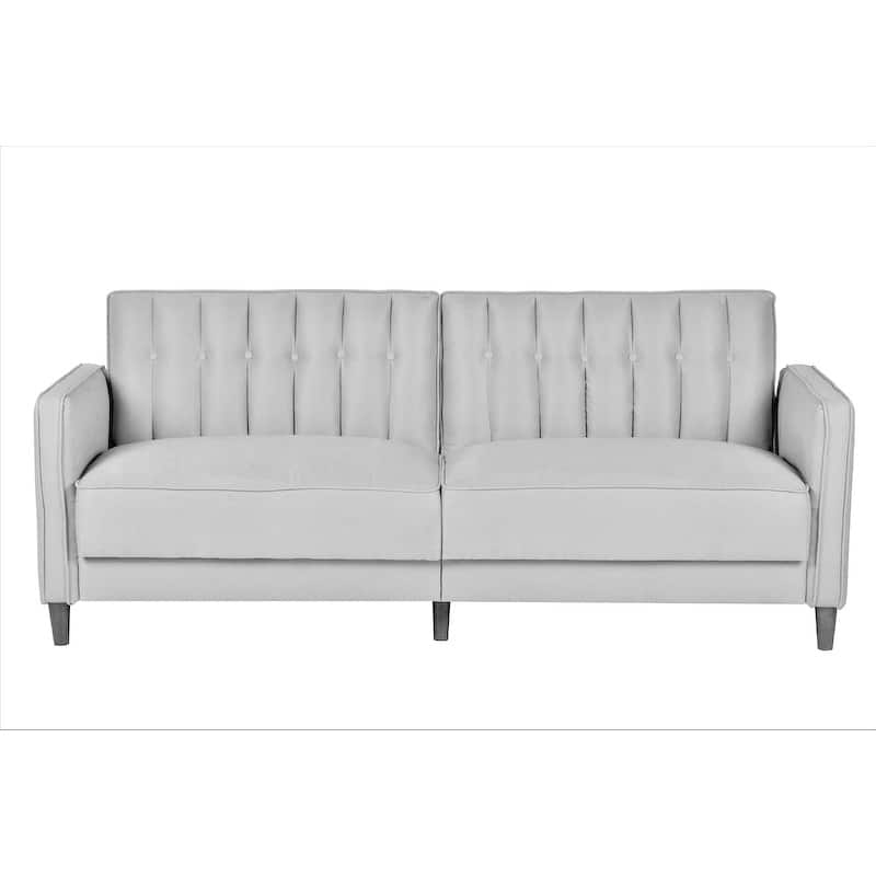 Grattan Luxury Velvet Upholstered Sofa Bed - Grey