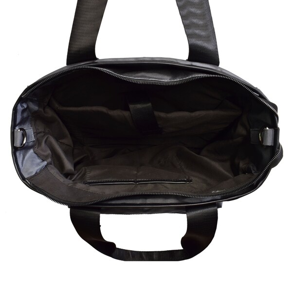 adrienne vittadini nylon workbook tote