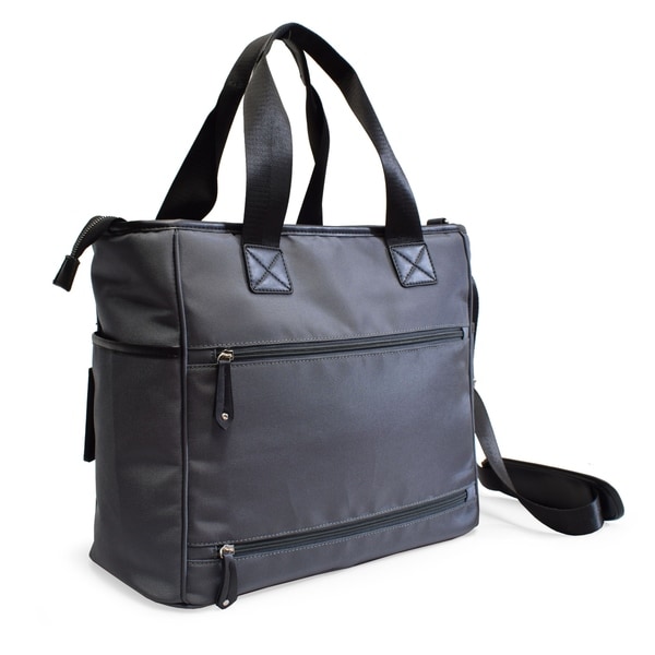 adrienne vittadini nylon workbook tote