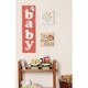 preview thumbnail 12 of 12, Wooden Baby Sign - Large Nursery Wall Art - Baby Shower Gift Sign - 35 x 10