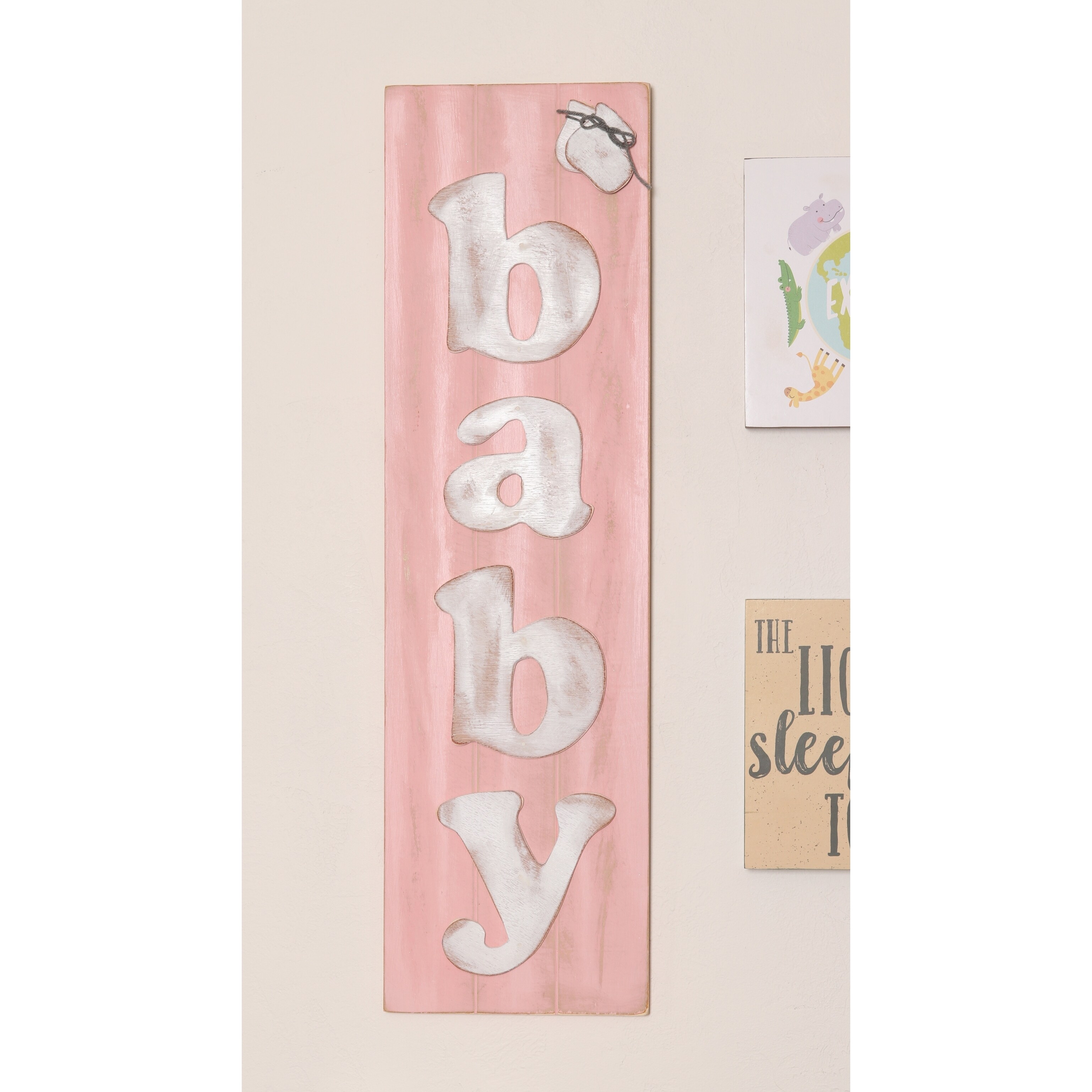 Details About Wooden Baby Sign Large Nursery Wall Art Baby Shower Gift Sign 35 X 10