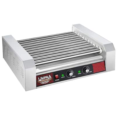 Great Northern Popcorn Commercial 30 Hot Dog 11 Roller Grilling Machine 1650W