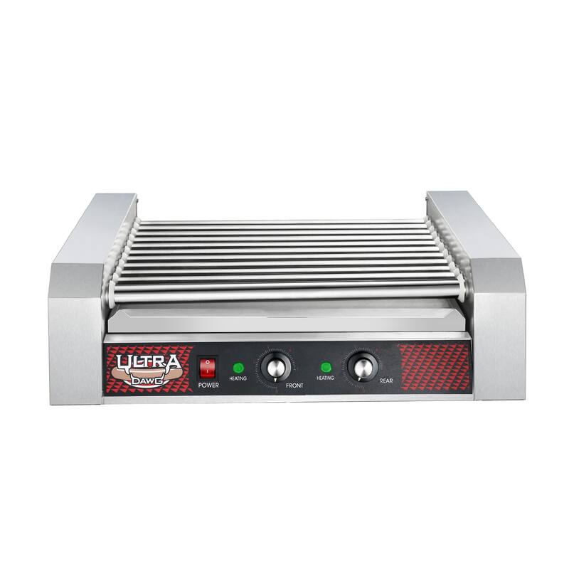 Great Northern Popcorn Commercial 30 Hot Dog 11 Roller Grilling Machine 1650W