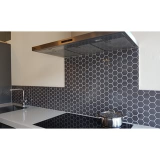 Grey Hexagon Tile Find Great Home Improvement Deals Ping At Barcelona Hexagon Glazed Porcelain Mosaic Tile Glossy Gray Case Of 10 Sheets Sq