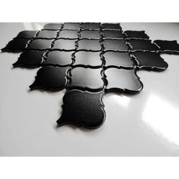 Shop Paris Arabesque Lantern Glazed Porcelain Mosaic Tile Matte