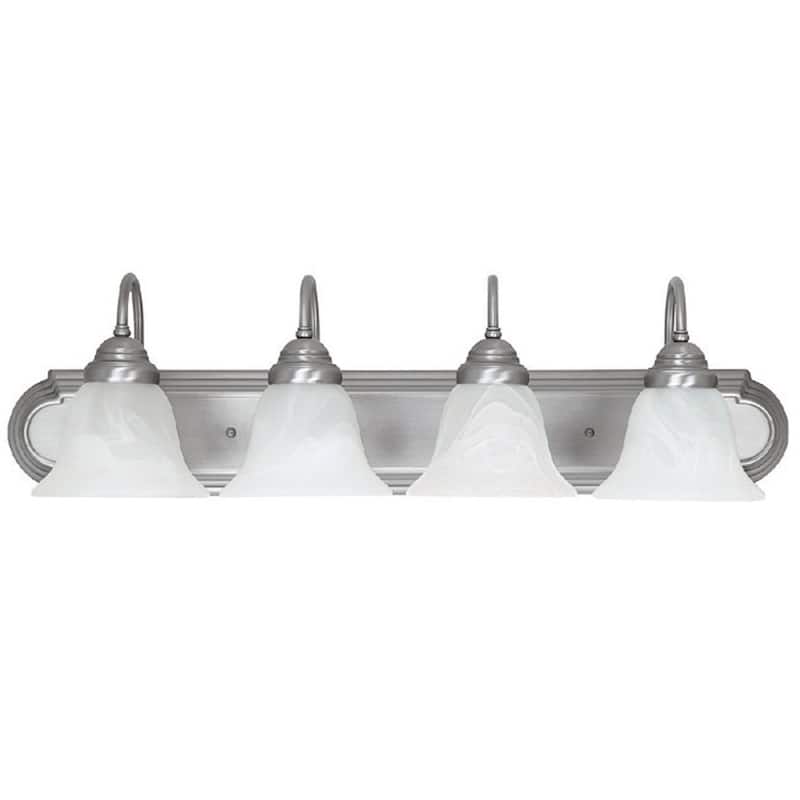 4-light Matte Nickel Bath/Vanity Fixture - Matte Nickel