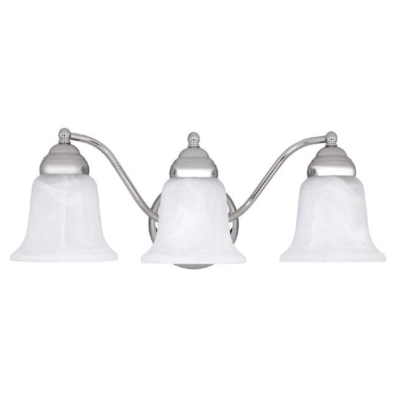 3-light Chrome Bath/Vanity Fixture