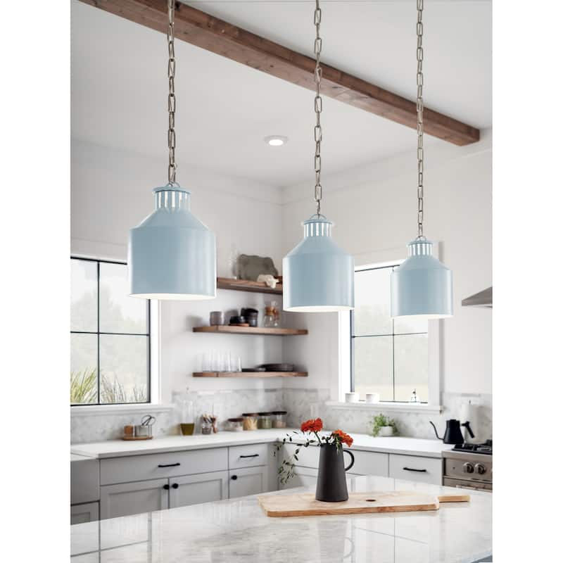 Kichler Montauk 1-light Blue Mini Pendant