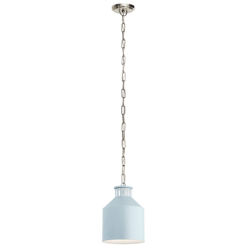 Kichler Montauk 1-light Blue Mini Pendant