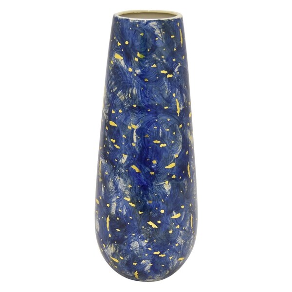 Three Hands 18 " Blue - CERAMIC VASE