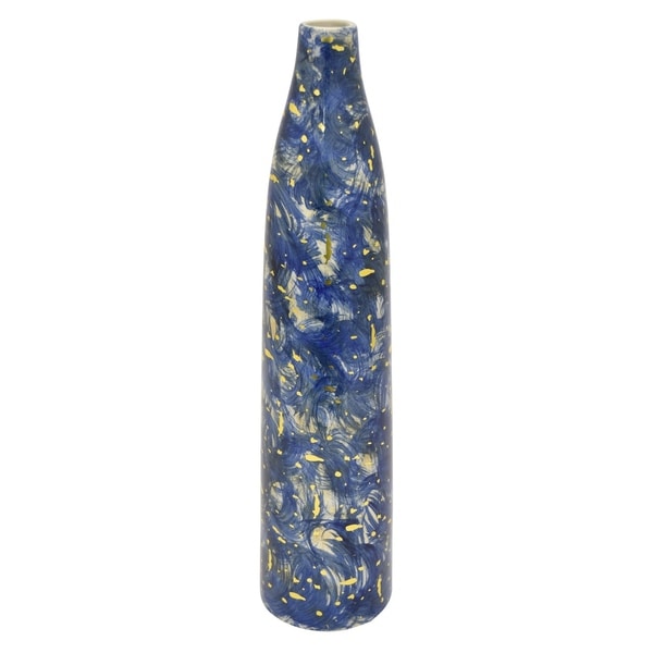 Three Hands 23.5 " Blue - CERAMIC VASE