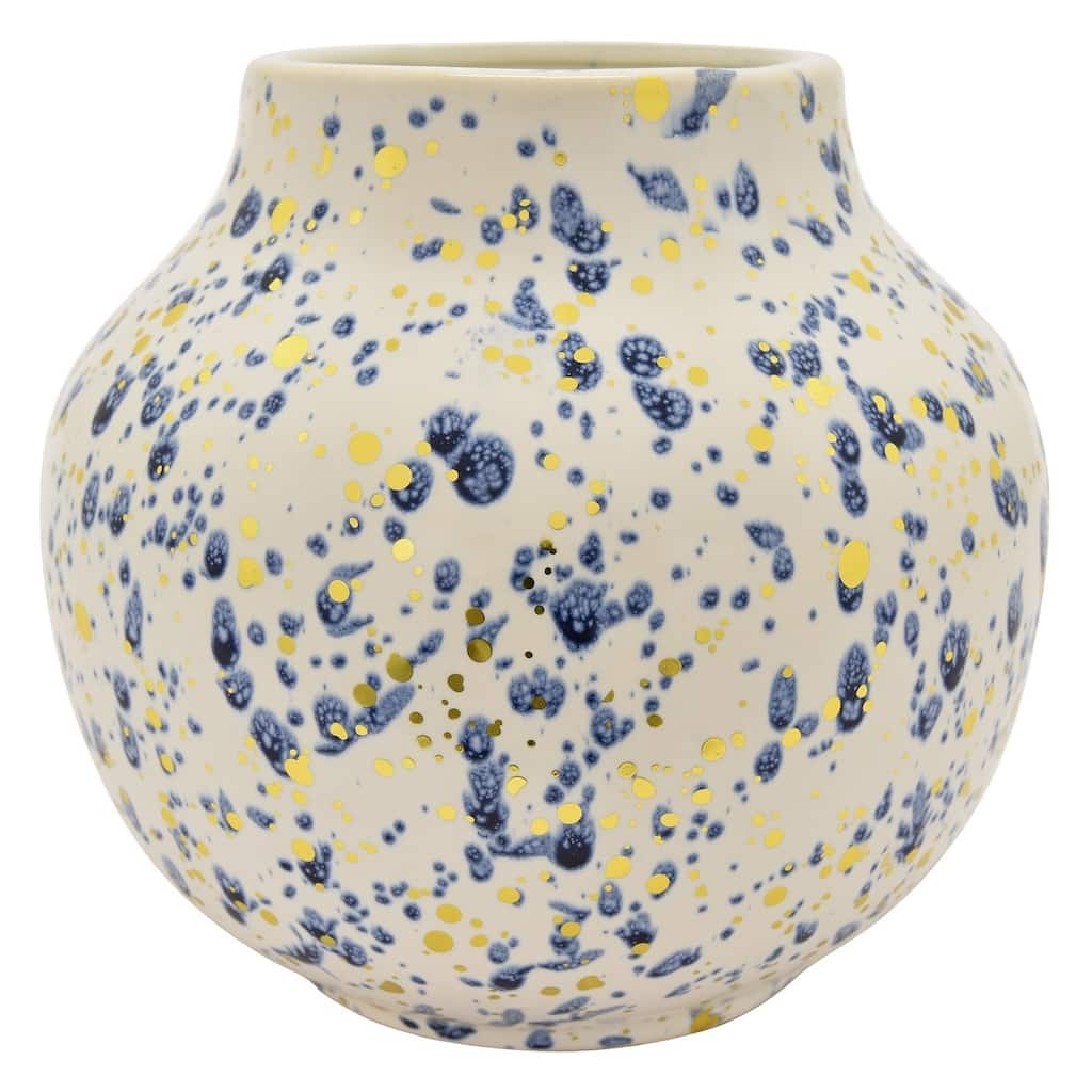 Three Hands 8.5 " White - CERAMIC VASE