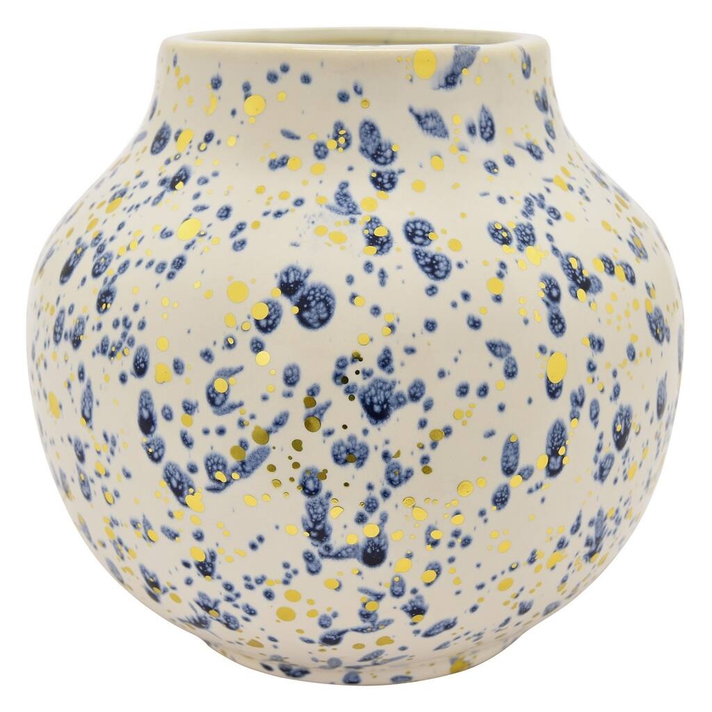 Three Hands 8.5 " White - CERAMIC VASE