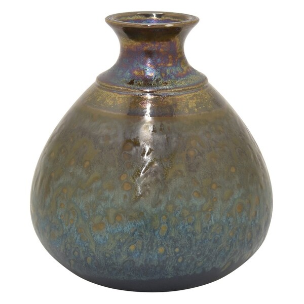 Three Hands 5.5 " Green - CEARMIC VASE