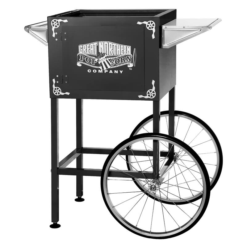Replacement Cart for Larger Lincoln Style Great Northern Popcorn Machines - 20.5x20x26.5 - black-lincoln