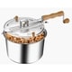 preview thumbnail 2 of 6, Great Northern Popcorn Original Spinner Stovetop 6 1/2 QT Popcorn - oz