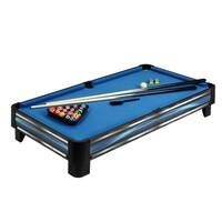 Breakout 40-in Tabletop Pool Table - Blue and Silver Finish
