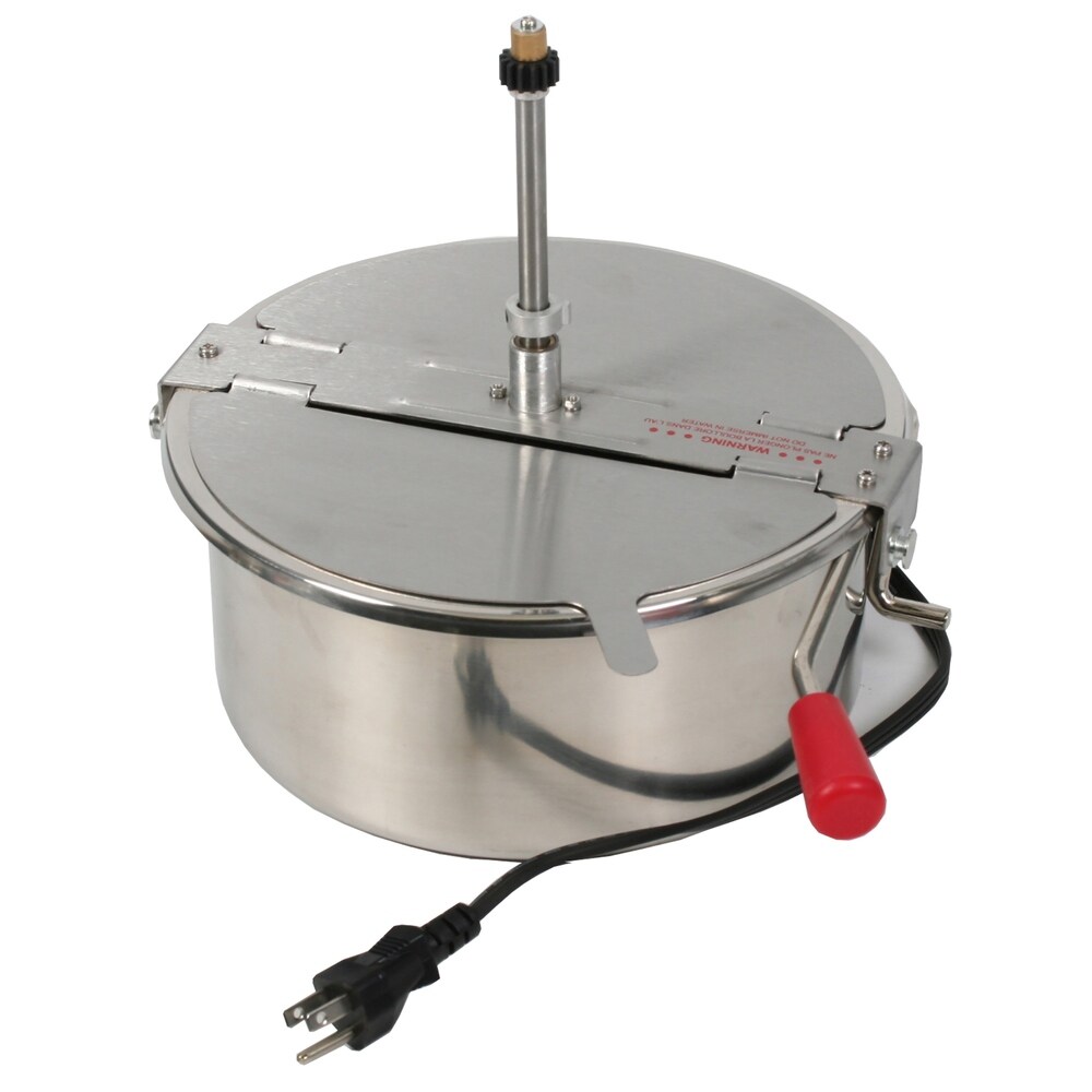 Great Northern Popcorn 6.5-Quart Stainless Steel Popcorn Popper in the  Cooking Pots department at