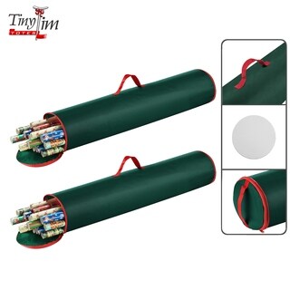 Tim Totes Premium 2-Pack 40.5" Gift Wrapping Paper Storage Bag