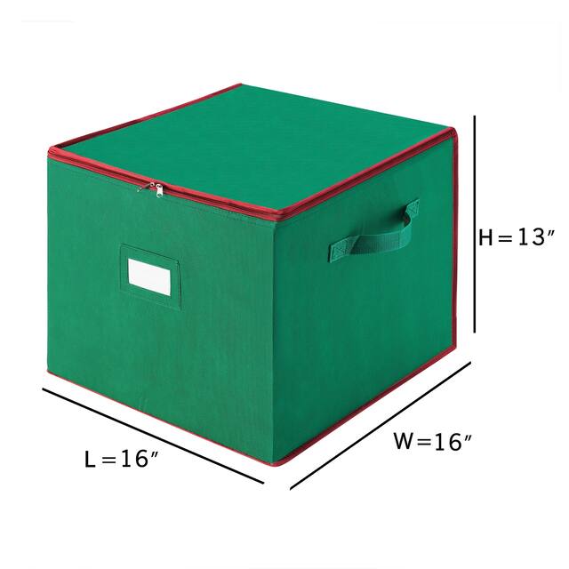 Tim Totes Christmas Ornament Storage Holds 75 Balls w/ Dividers