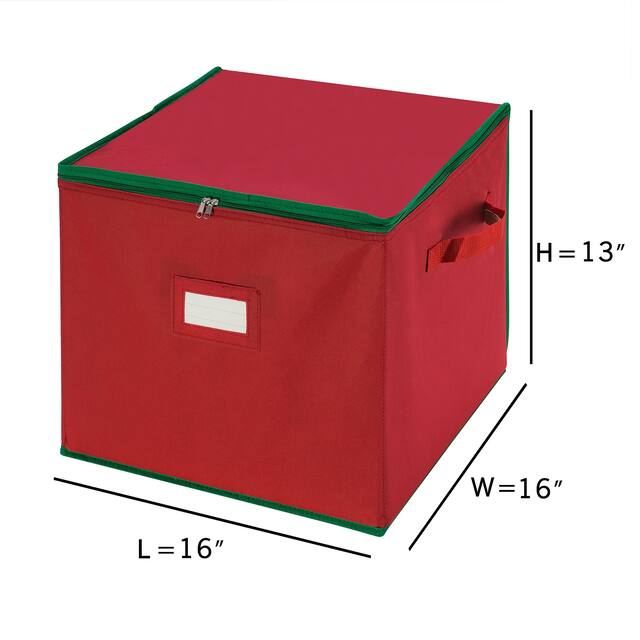Tim Totes Christmas Ornament Storage Holds 75 Balls w/ Dividers