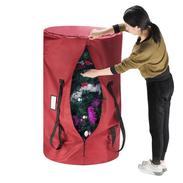 Shop Tiny Tim Totes Canvas Christmas Tree Storage Bag Xl For 9 Tree On Sale Overstock 23463303