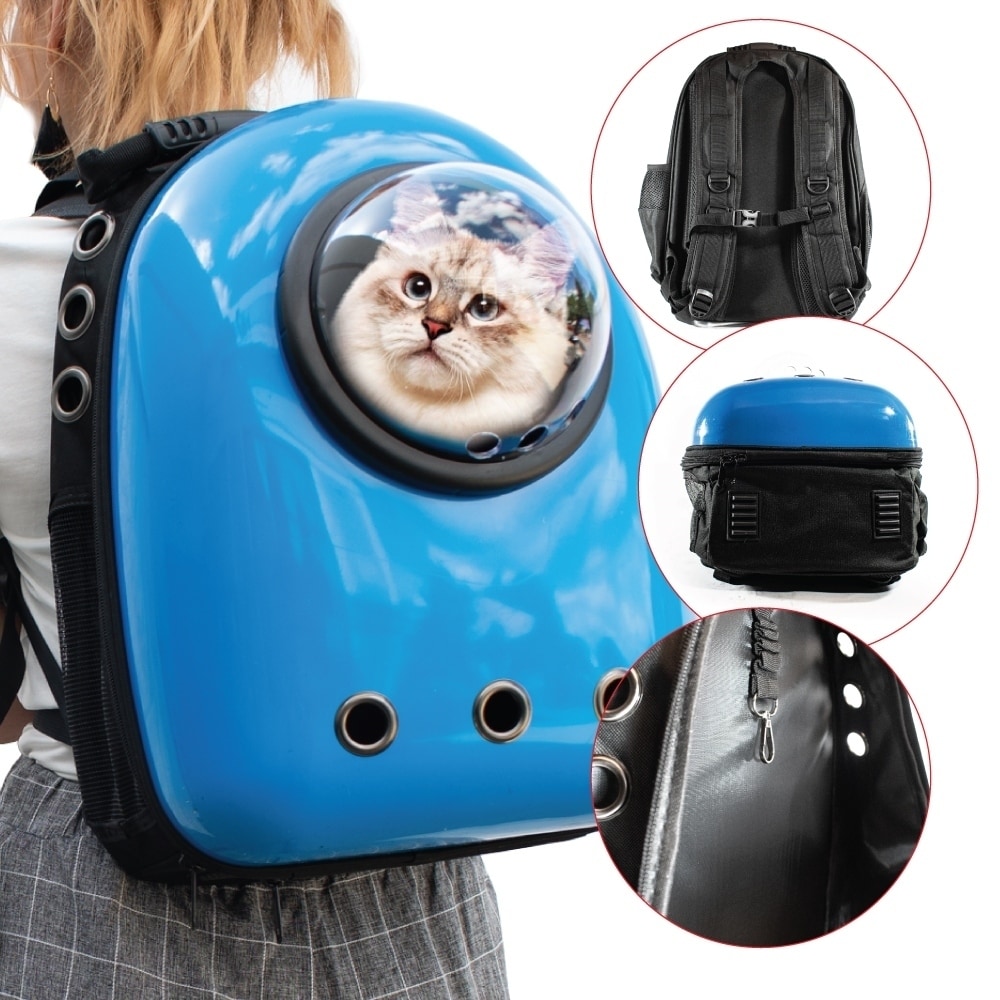 cat backpack with dome window