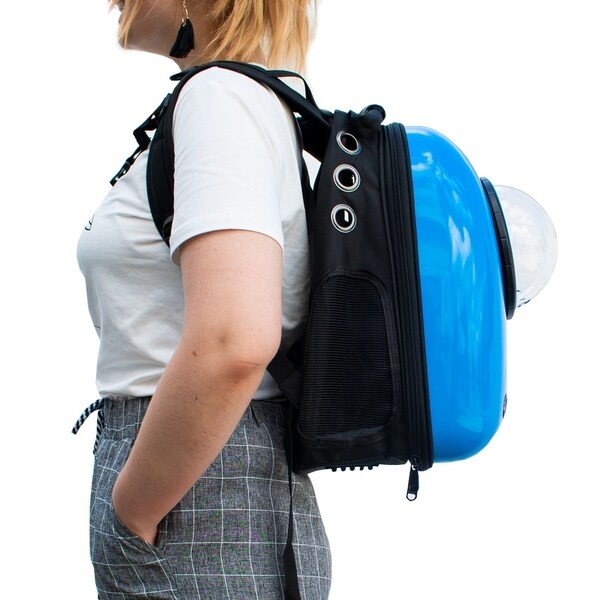 blue shell backpack