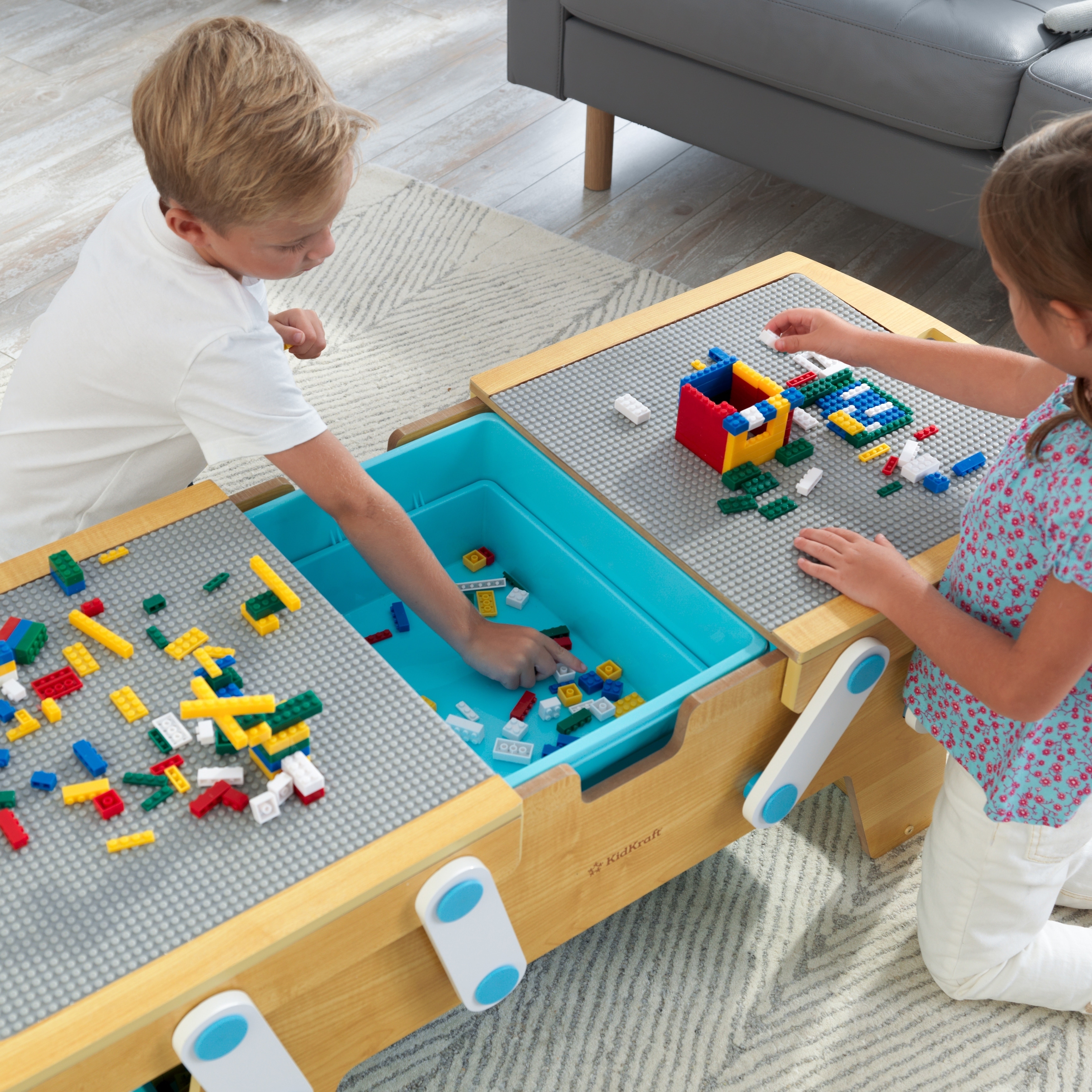building bricks activity table