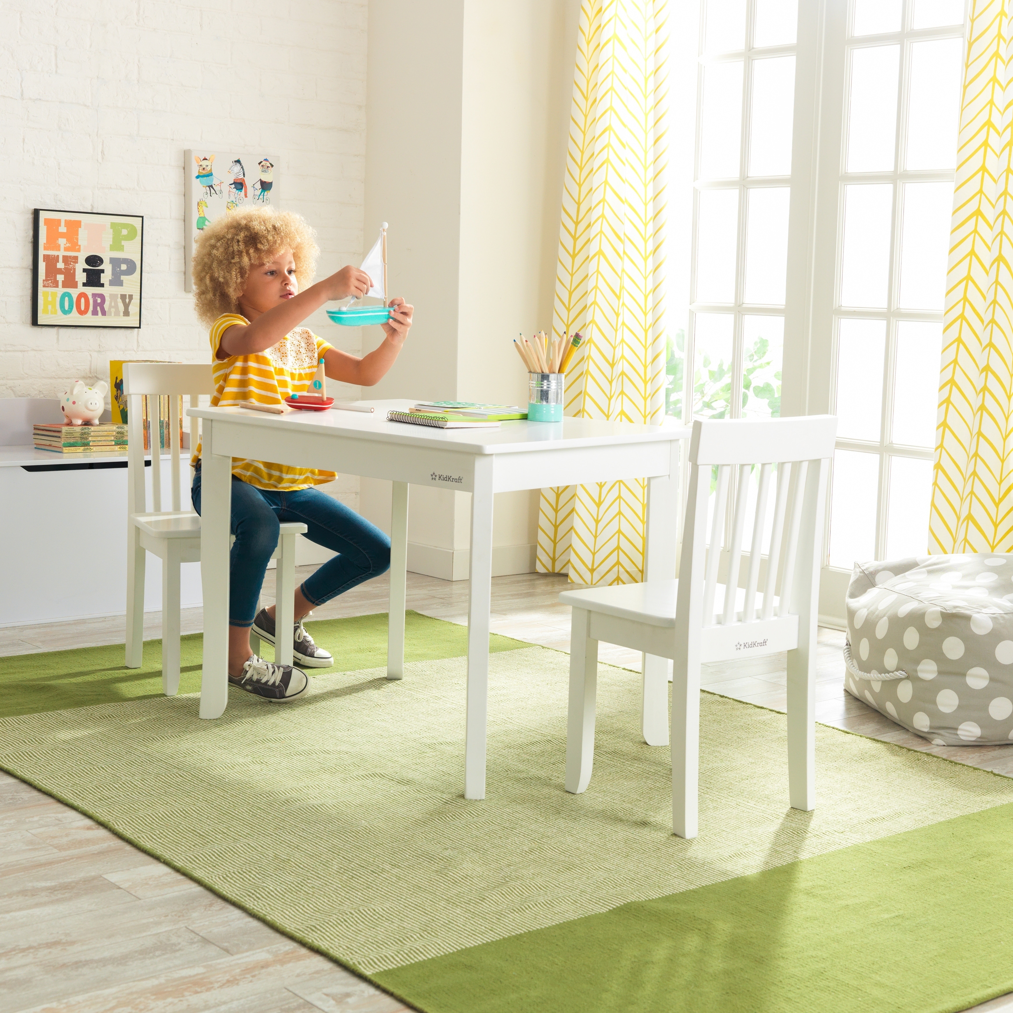 kidkraft table and chairs white