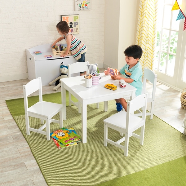 kidkraft table and chairs white