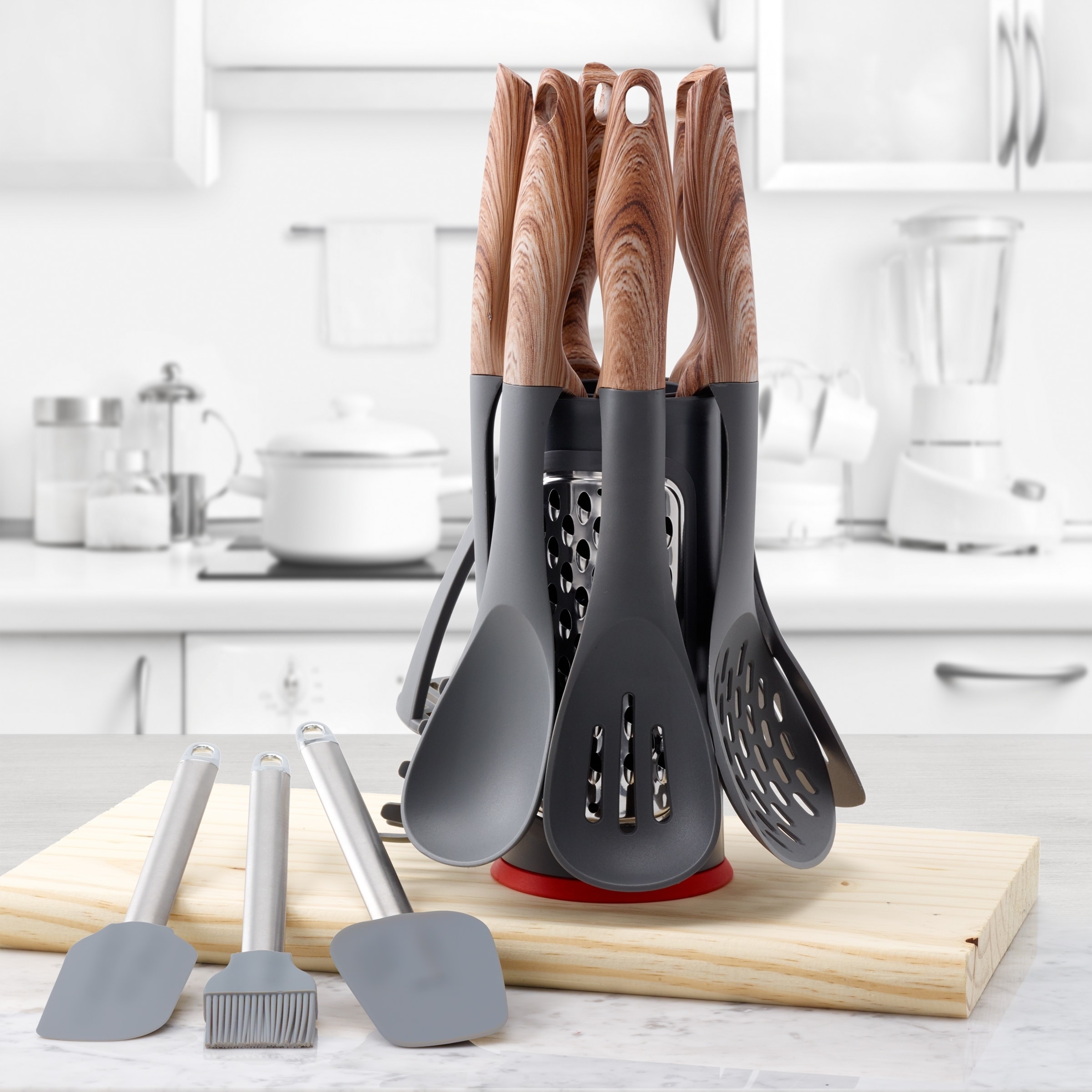 kitchen tool and caddy set