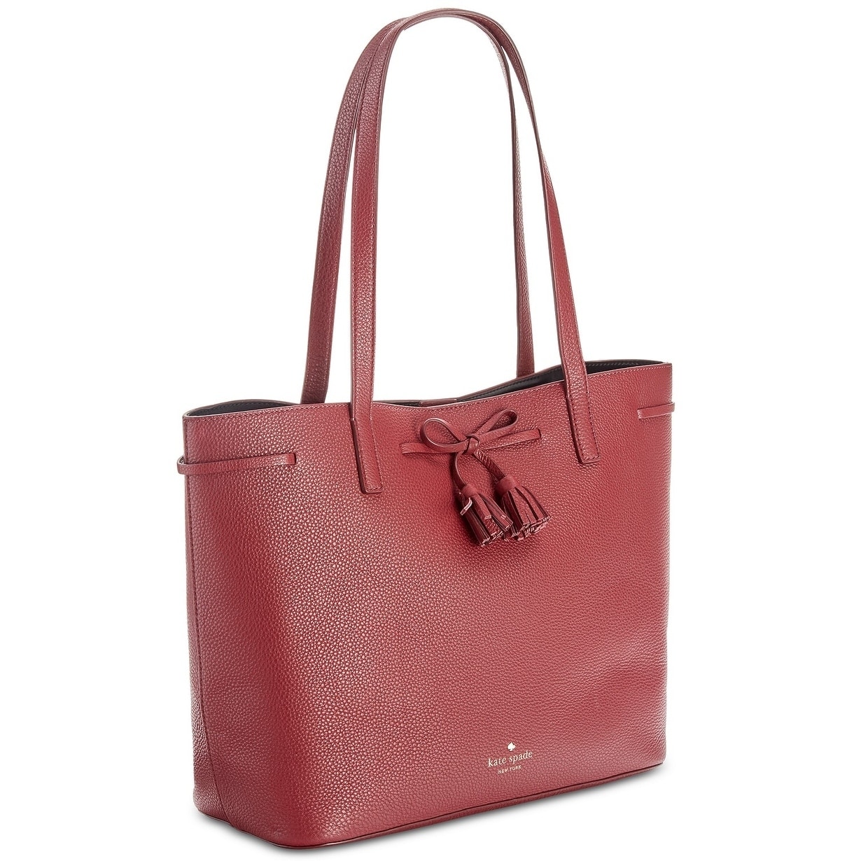 kate spade burgundy tote