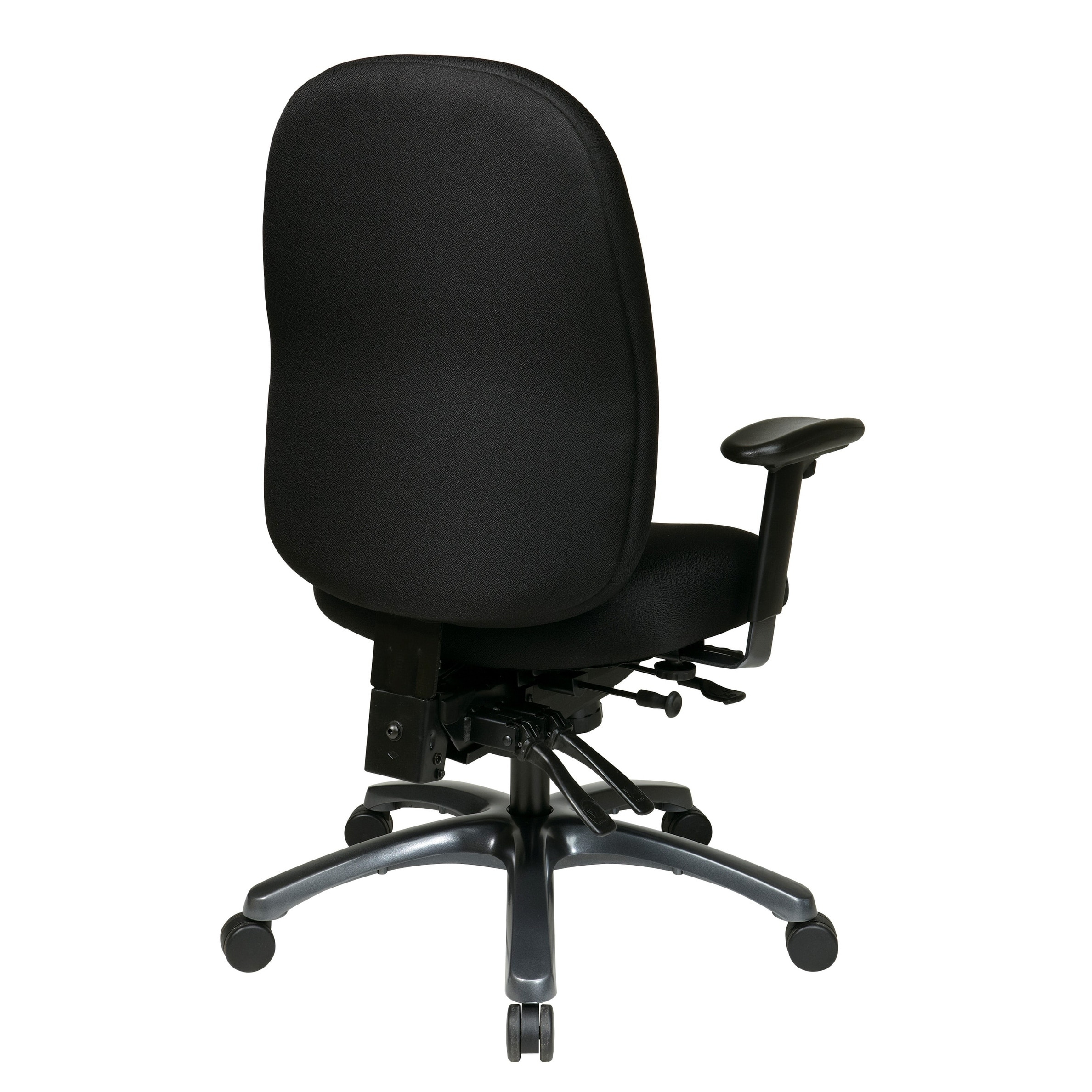 Multi-Function High-Back Office Chair with Seat Slider and ...