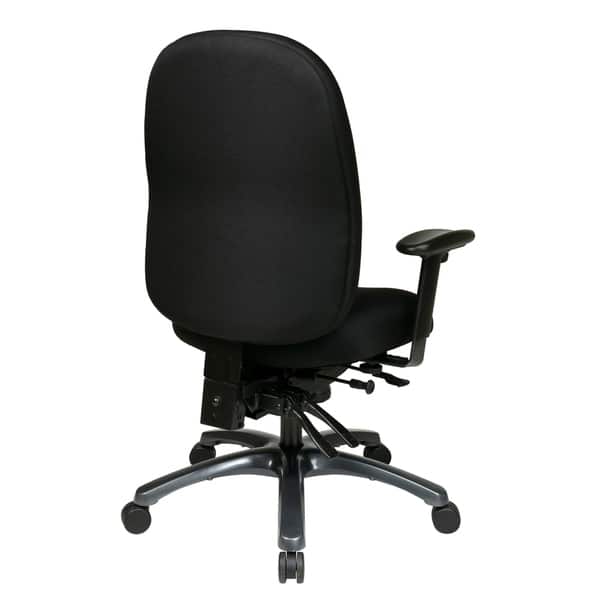 MultiFunction HighBack Office Chair with Seat Slider and Titanium