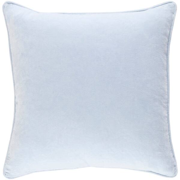 Shop Decorative Vesey Light Blue 18 Inch Throw Pillow Cover On