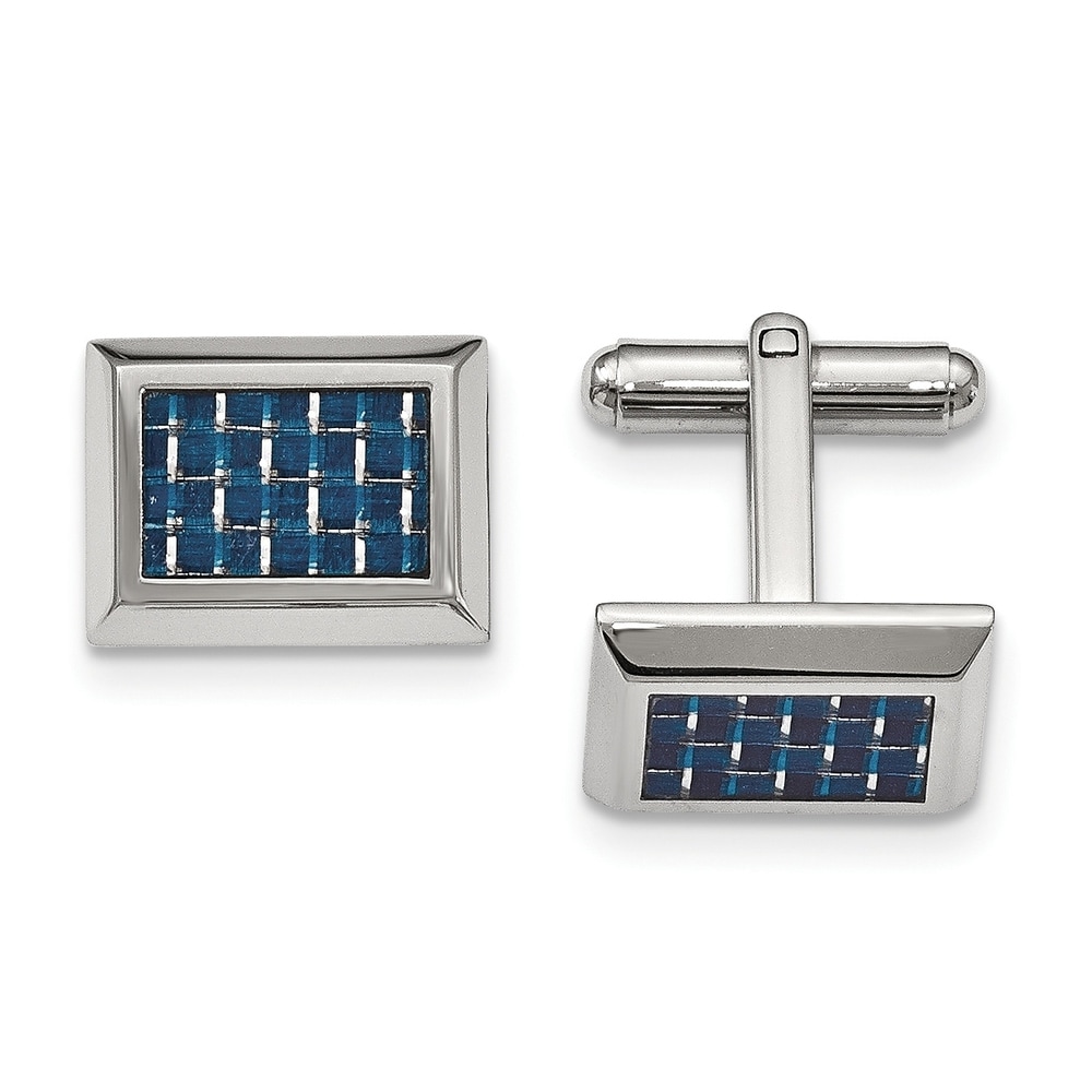 Pittsburgh Panthers Cufflinks Sterling Silver Medium Size Round Top