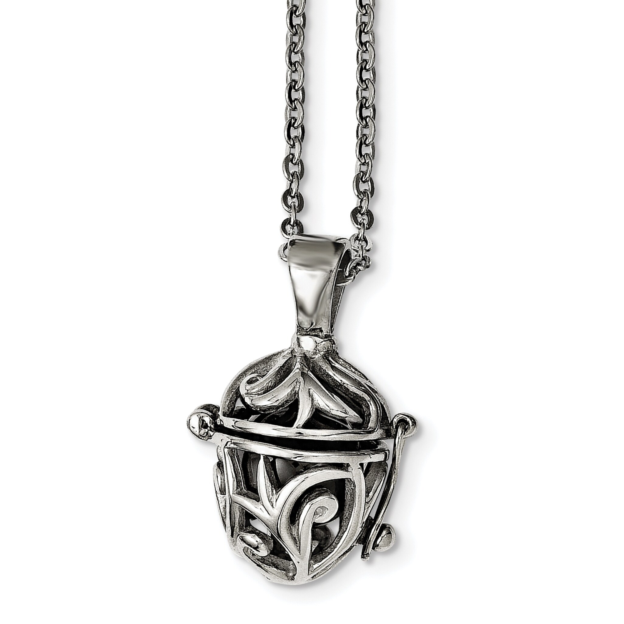 fancy black necklace