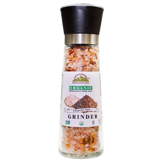 Himalayan Chef Chipotle Pink Salt Glass Grinder, 11.50 Oz eBay