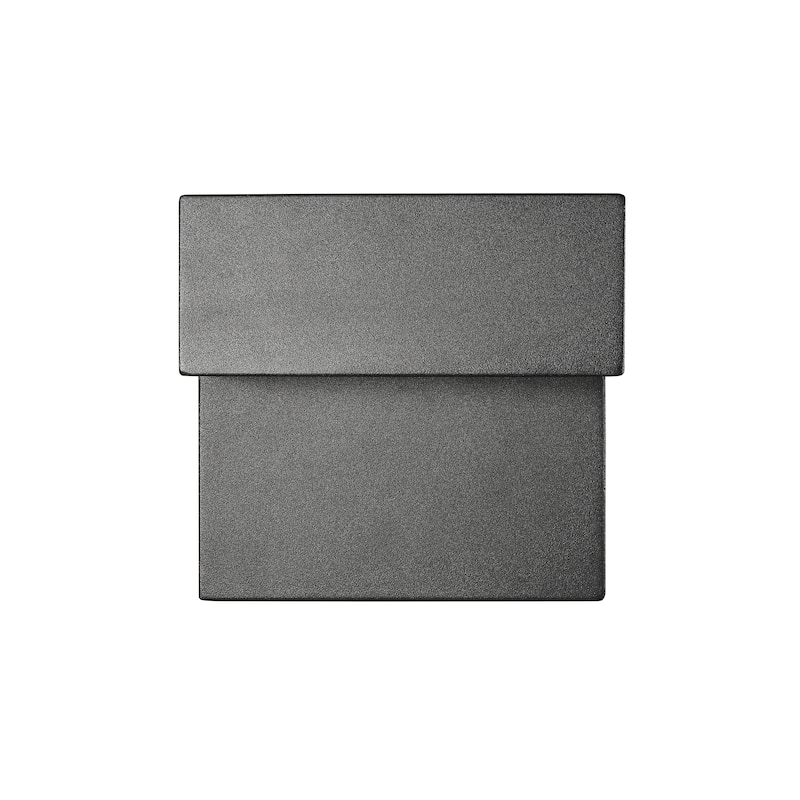 Chloe Textured Black Outdoor LED Wall Sconce