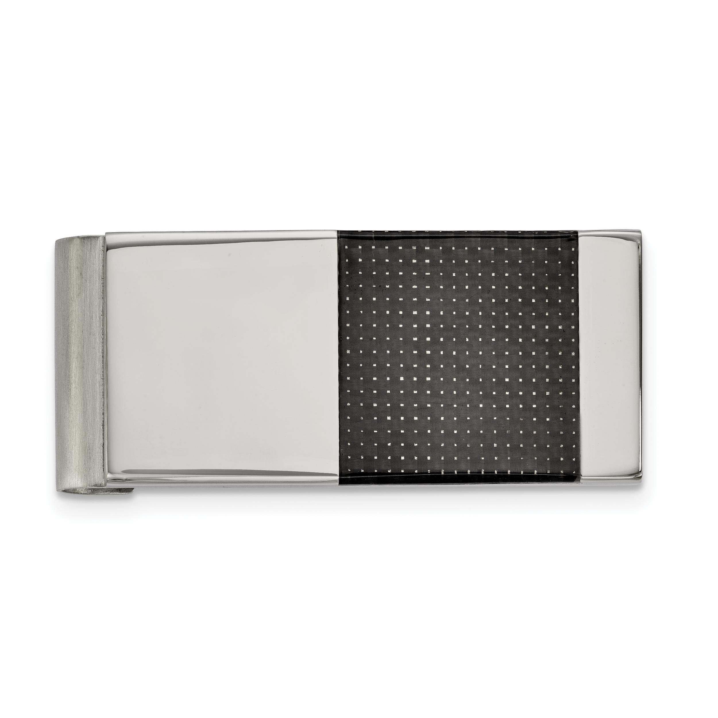 Stainless Steel Polished//Brushed Money Clip