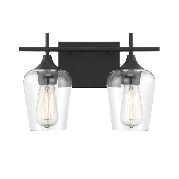 black vanity bar light