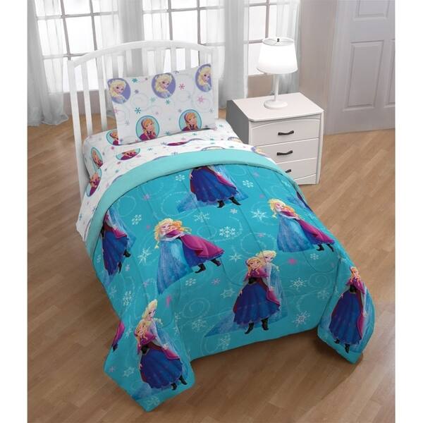 Shop Disney Frozen Swirl Twin Sheet Set On Sale Free