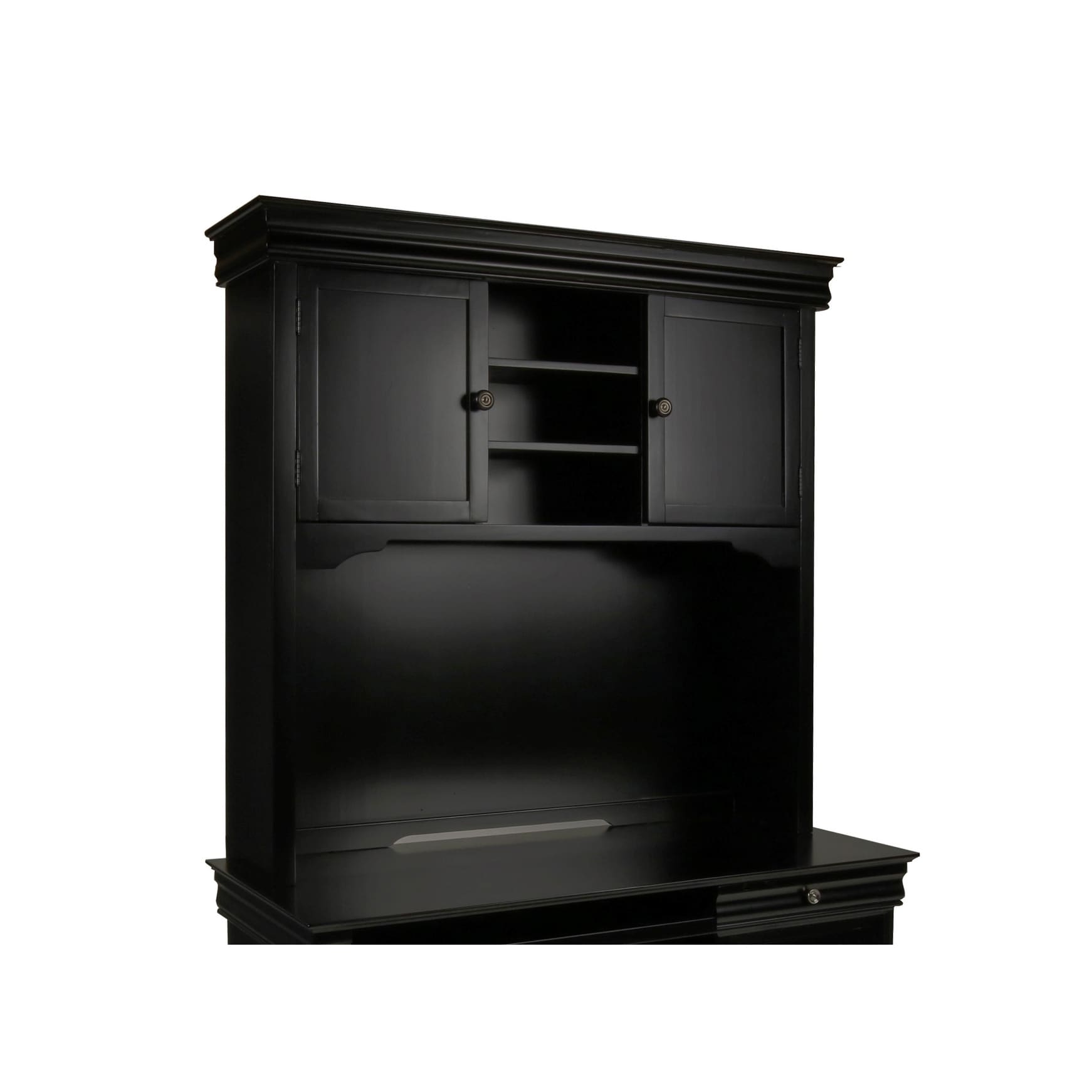 Shop Belle Rose Youth Black Cherry Desk Hutch Free Shipping