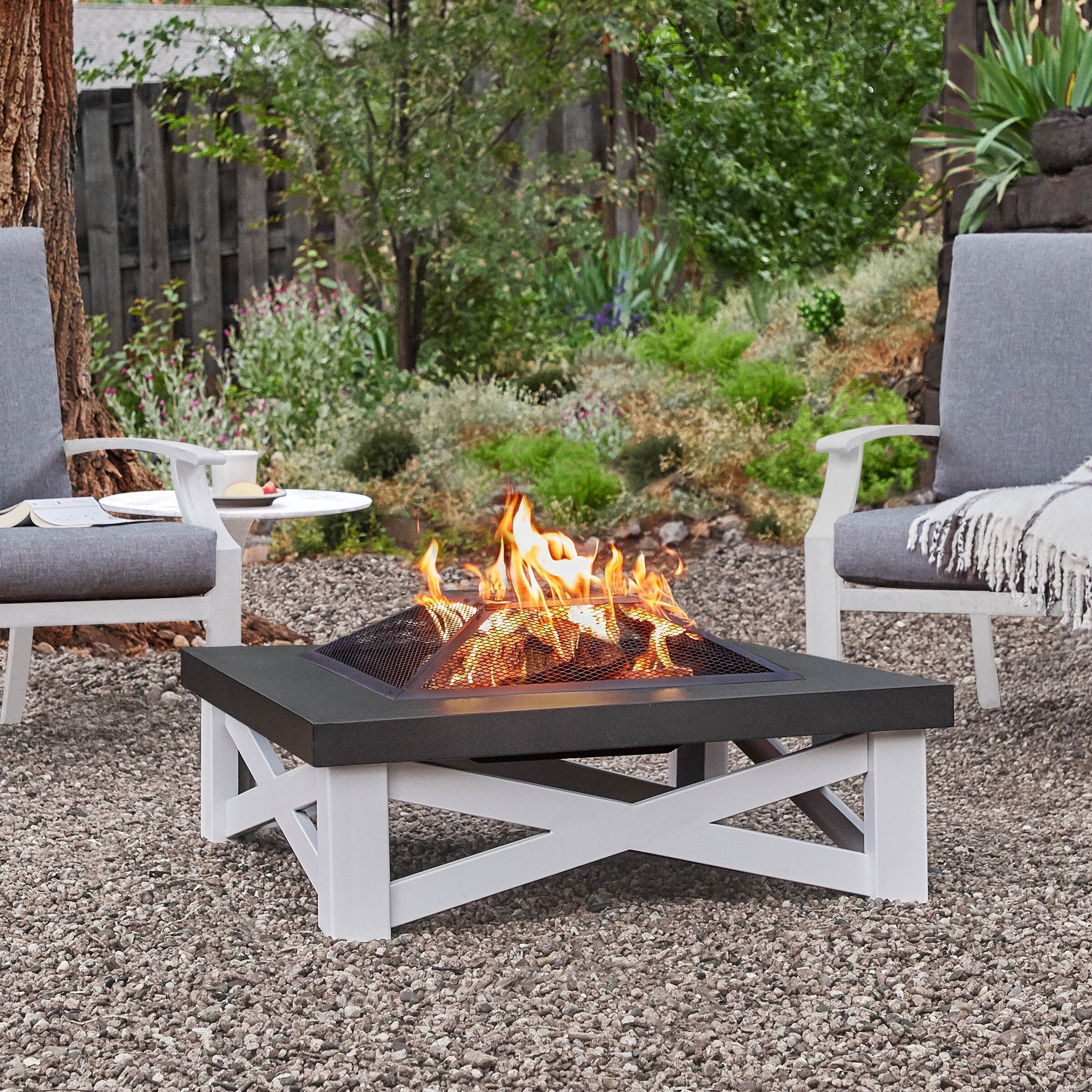 Shop Austin Fire Table By Real Flame 33 625l X 33 625w X 11 25h