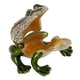 preview thumbnail 2 of 1, Jeweled Frog Figurine Box