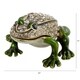 preview thumbnail 3 of 1, Jeweled Frog Figurine Box
