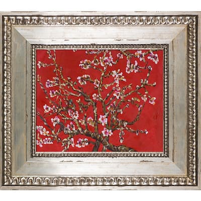 La Pastiche Original 'branches Of An Almond Tree In Blossom, Ruby Red 